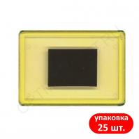 Заготовка акрилового магнита 52х77, Желтый, уп. 25 шт. (цена за шт.)