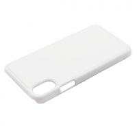 2D Чехол для iPhone X, белый, пластик